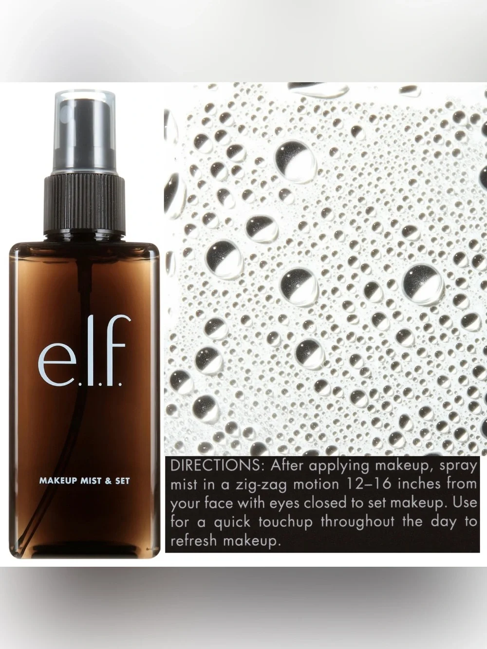 e.l.f. Makeup Mist & Set (Large Size) NIB 120 ml / 4.1 fl oz